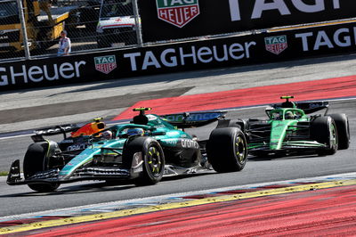 Fernando Alonso leads Gabriel Bortoleto