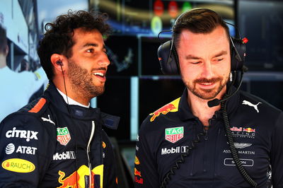 Simon Rennie with Daniel Ricciardo