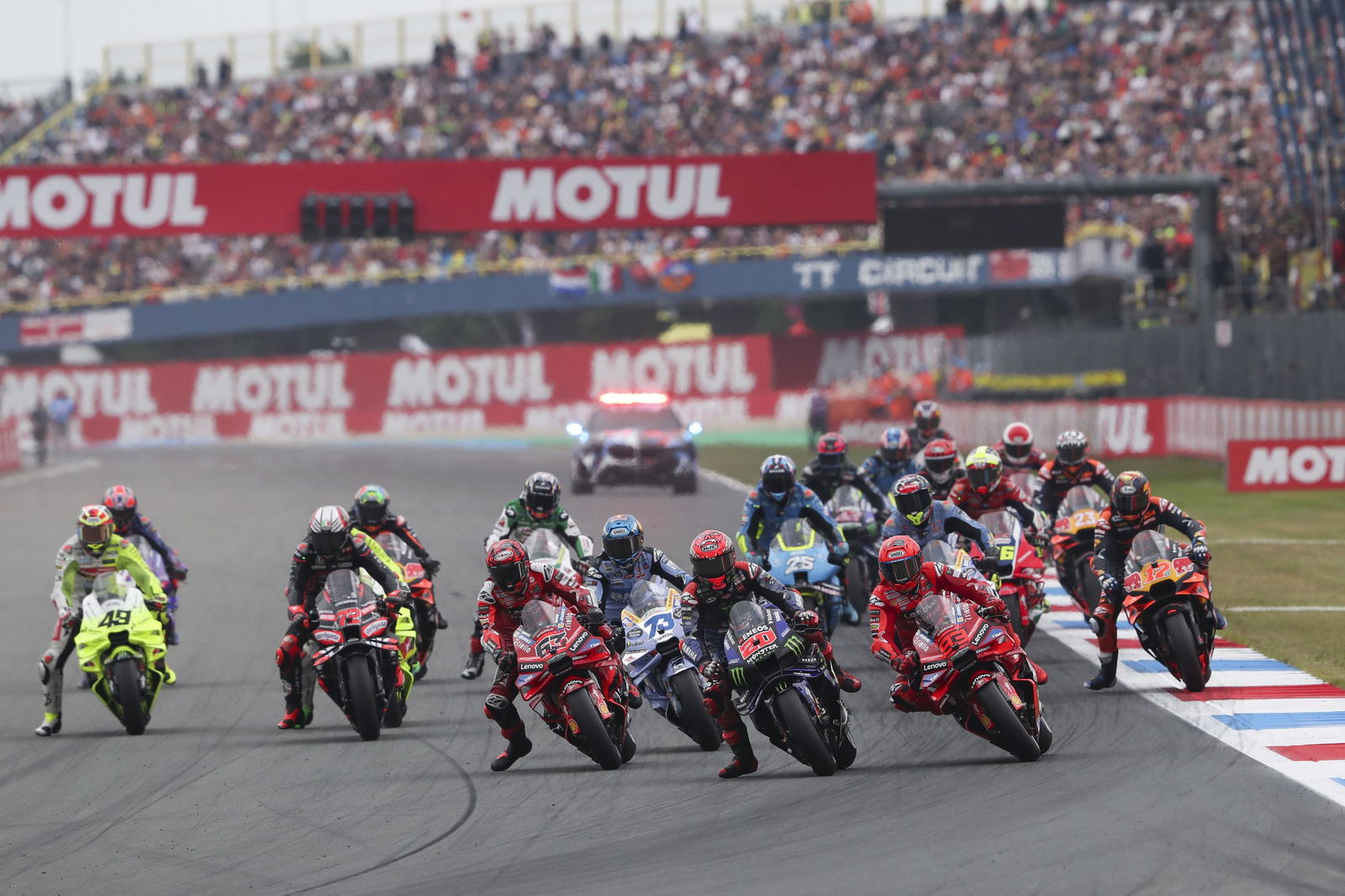 Start, 2025 Dutch MotoGP