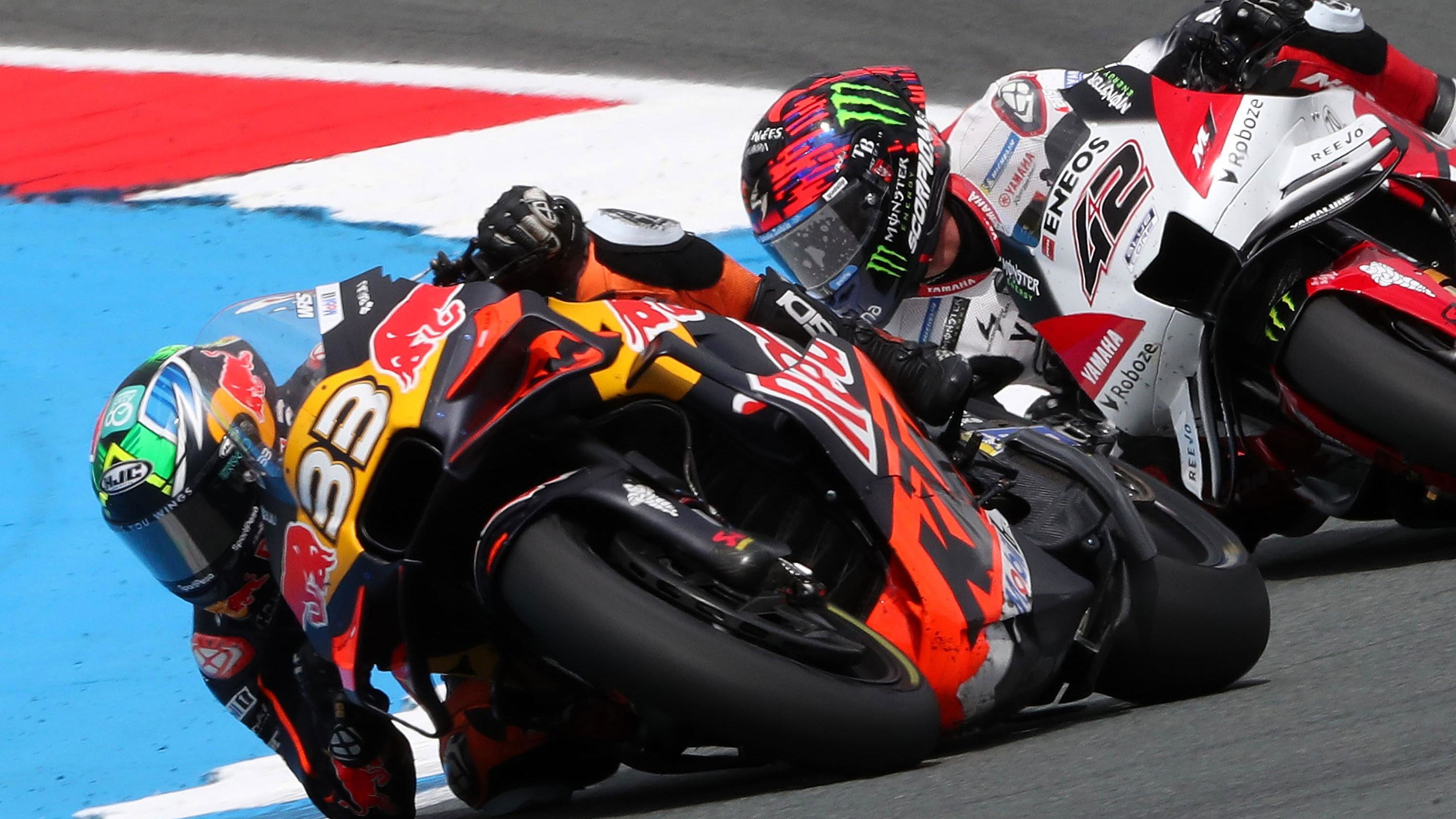 Brad Binder, Alex Rins, 2025 Dutch MotoGP