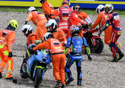 Ai Ogura, Joan Mir crash, 2025 German MotoGP