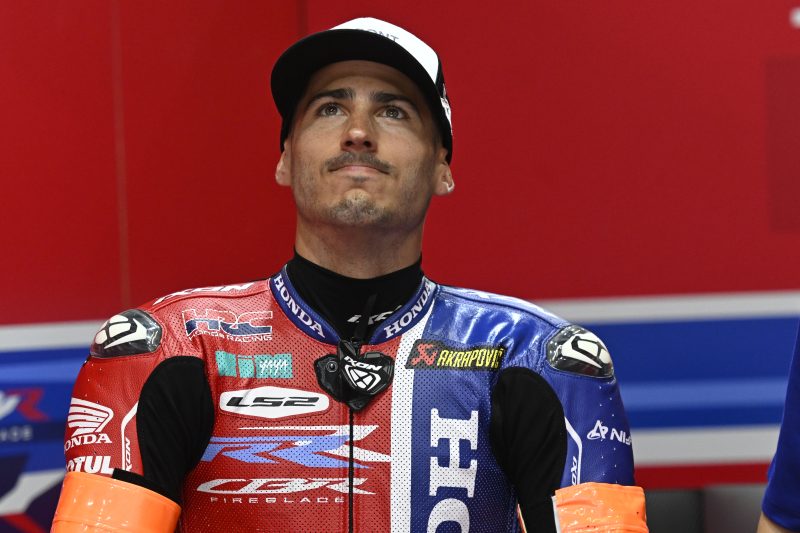 Xavi Vierge, 2025 Suzuka 8 Hours test, pit box. Credit: Honda Racing Corporation.
