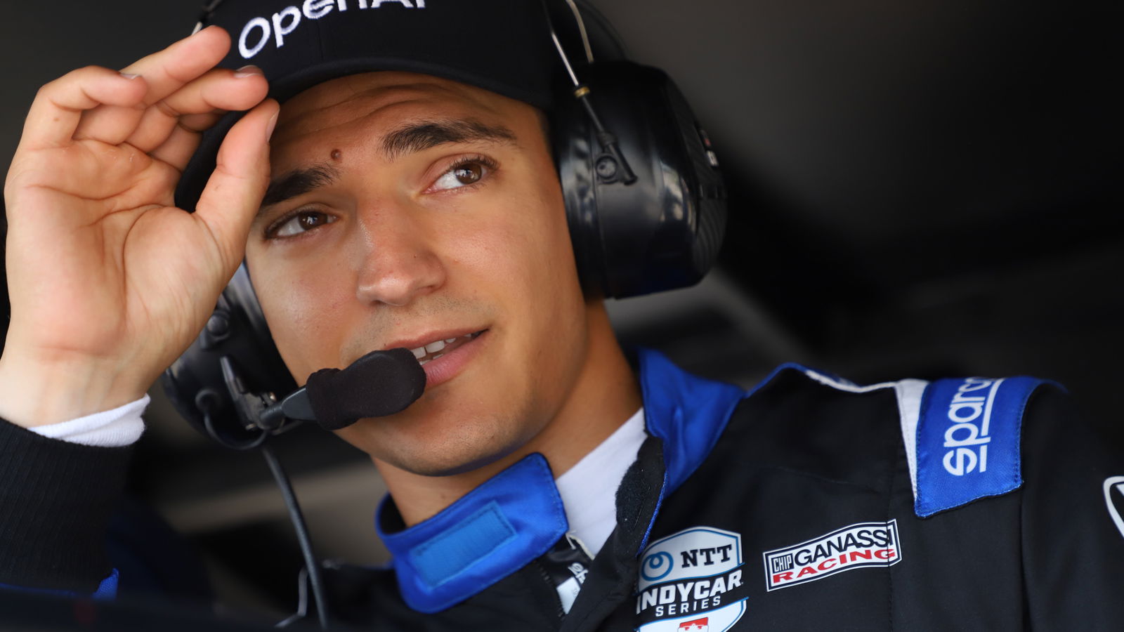 Alex Palou at the Indy 200 at Mid-Ohio.