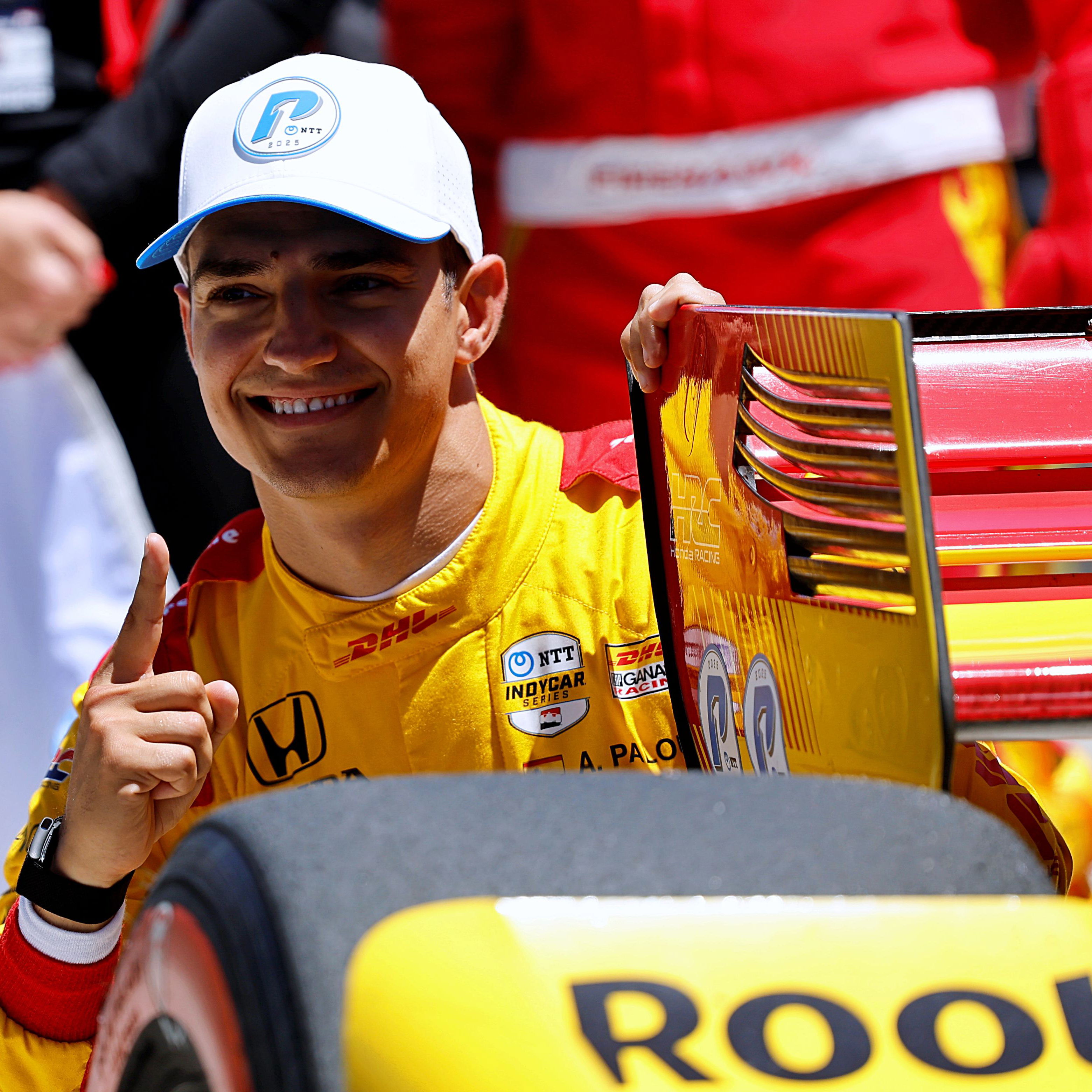 Alex Palou will start on pole at Laguna Seca.