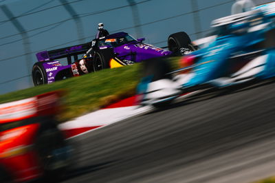 Felix Rosenqvist in his Ozzy Osbourne/Black Sabbath inspired livery.