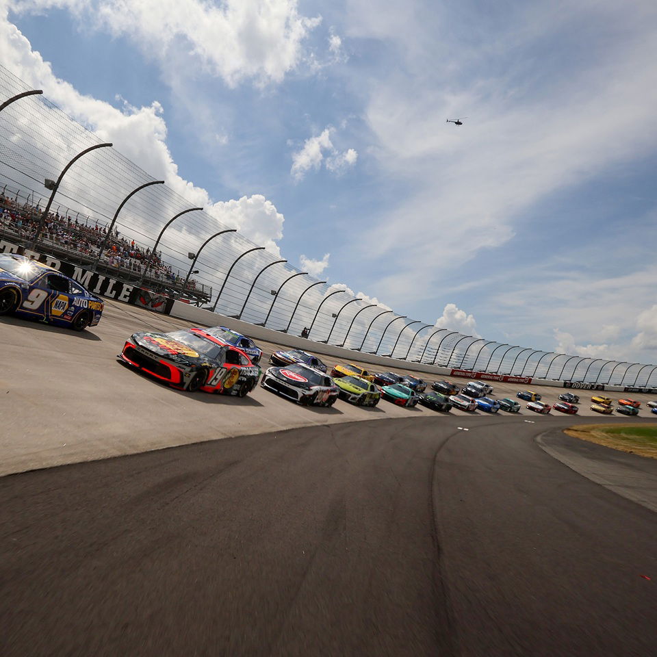 NASCAR action