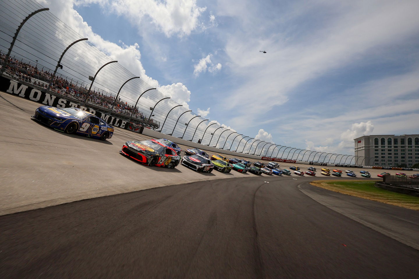 NASCAR action