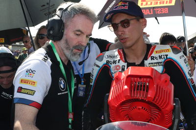 Toprak Razgatlioglu, Phil Marron, 2025 Australian WorldSBK, grid. Credit: Gold and Goose.