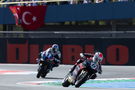 Danilo Petrucci leads Toprak Razgatlioglu, 2025 Dutch WorldSBK. Credit: Gold and Goose.