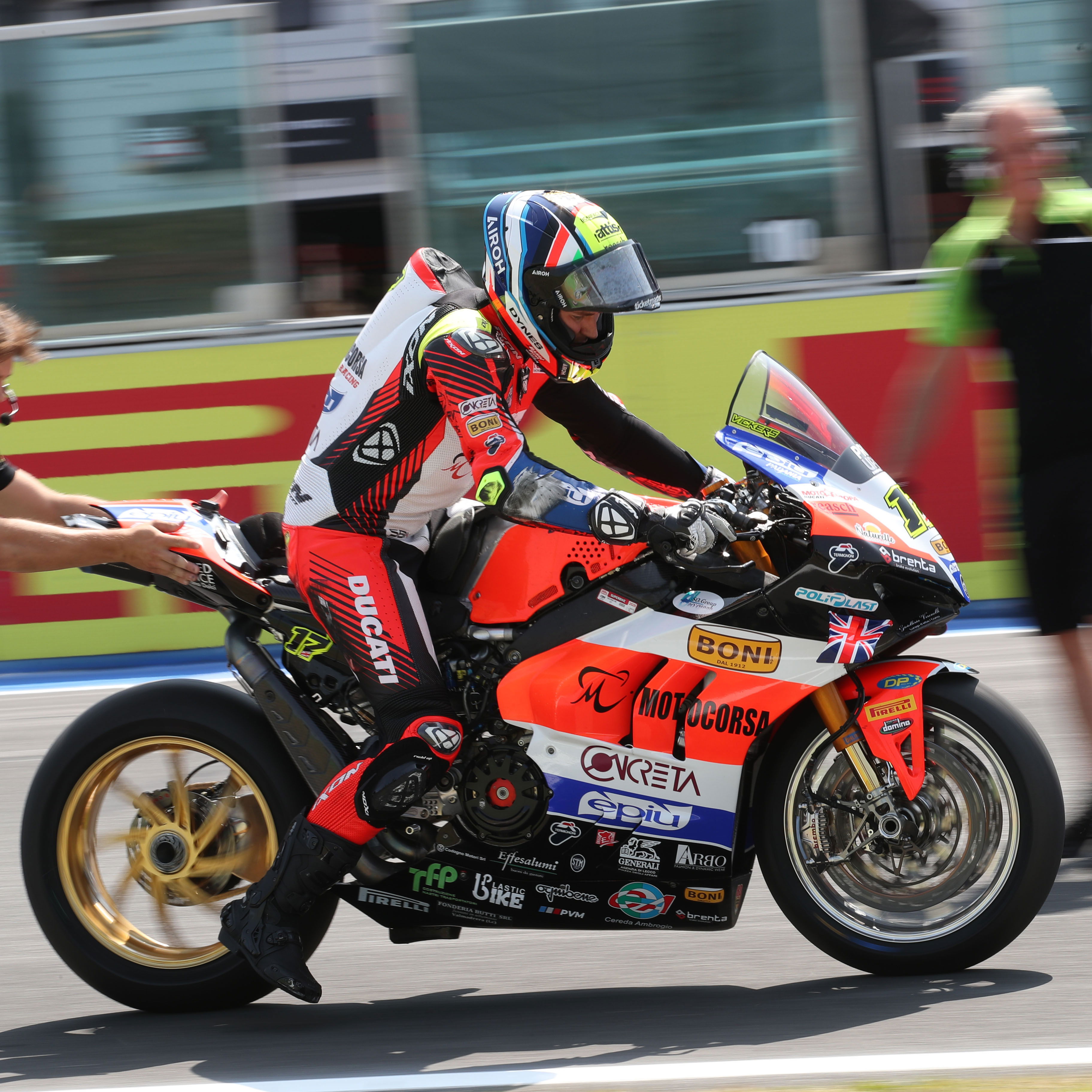 Ryan Vickers, 2025 Emilia-Romagna WorldSBK, grid. Credit: Gold and Goose.