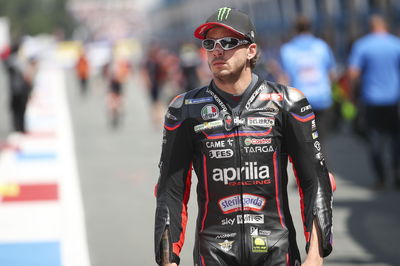 Marco Bezzecchi, 2025 MotoGP Dutch TT, pit lane. Credit: Gold and Goose.