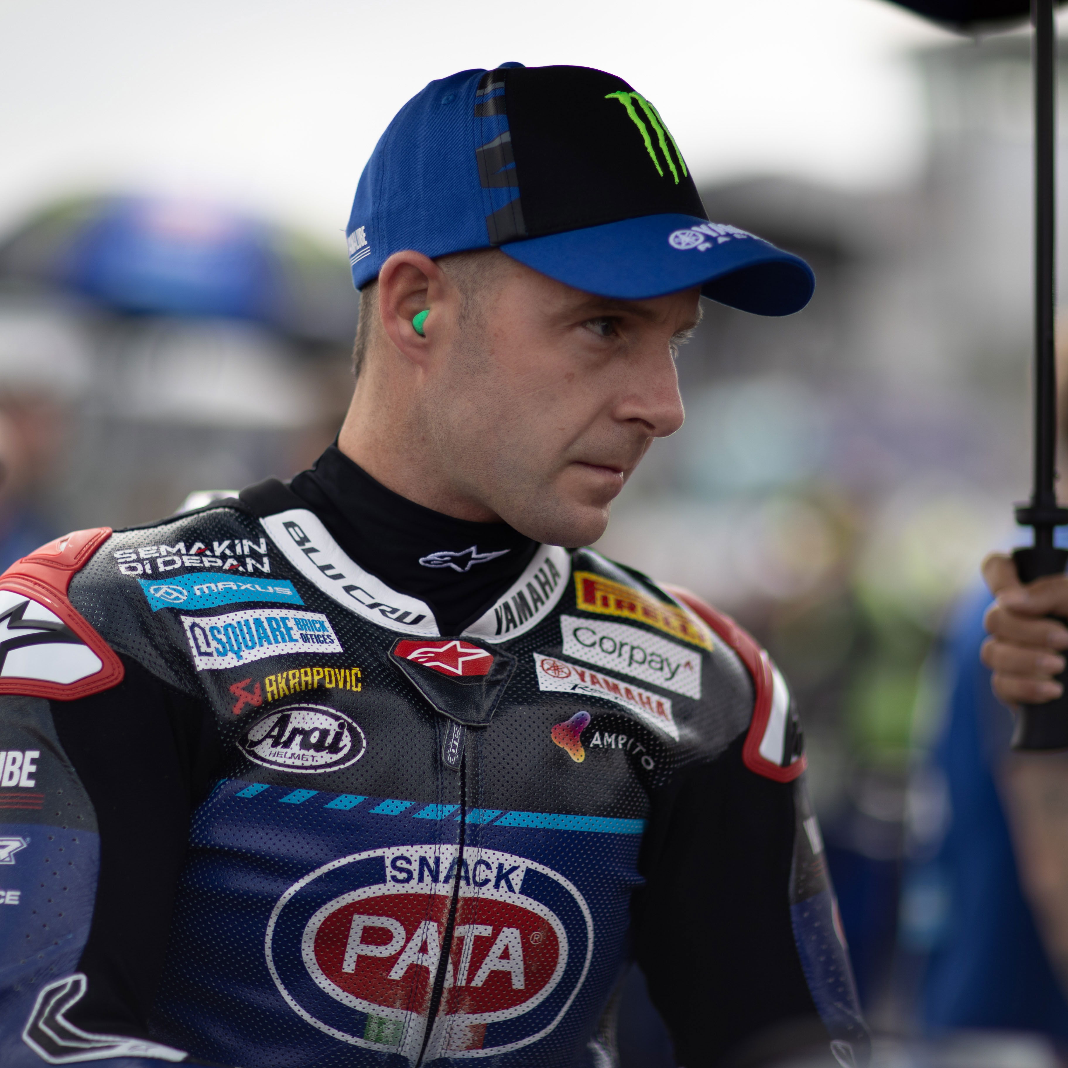 Jonathan Rea, 2025 UK WorldSBK, grid. Credit: Gold and Goose.