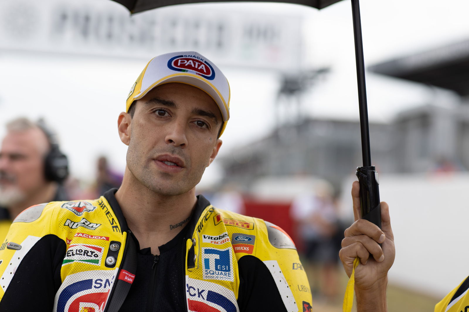 Andrea Iannone, 2025 UK WorldSBK, grid. Credit: Gold and Goose.