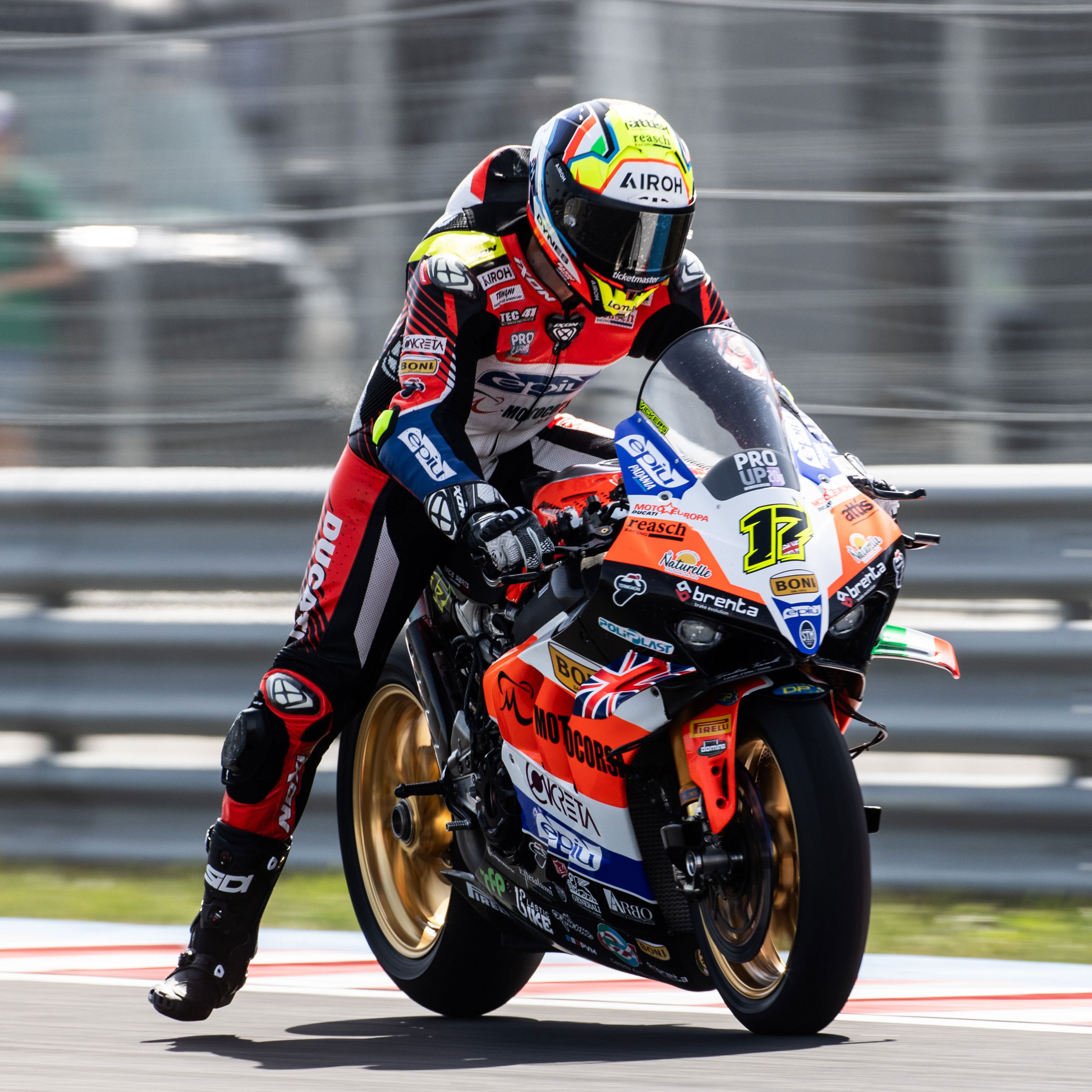 Ryan Vickers, 2025 Hungarian WorldSBK. Credit: Gold and Goose.