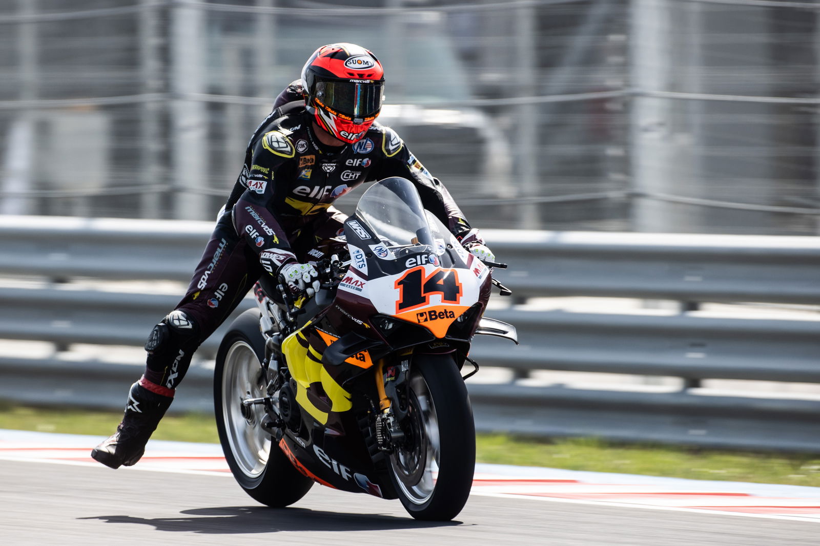 Sam Lowes, 2025 Hungarian WorldSBK. Credit: Gold and Goose.