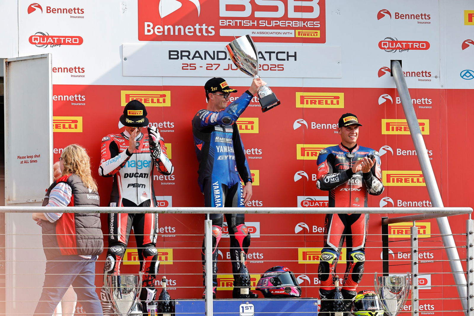 Bradley Ray, BSB, 2025, Brands Hatch, race one podium