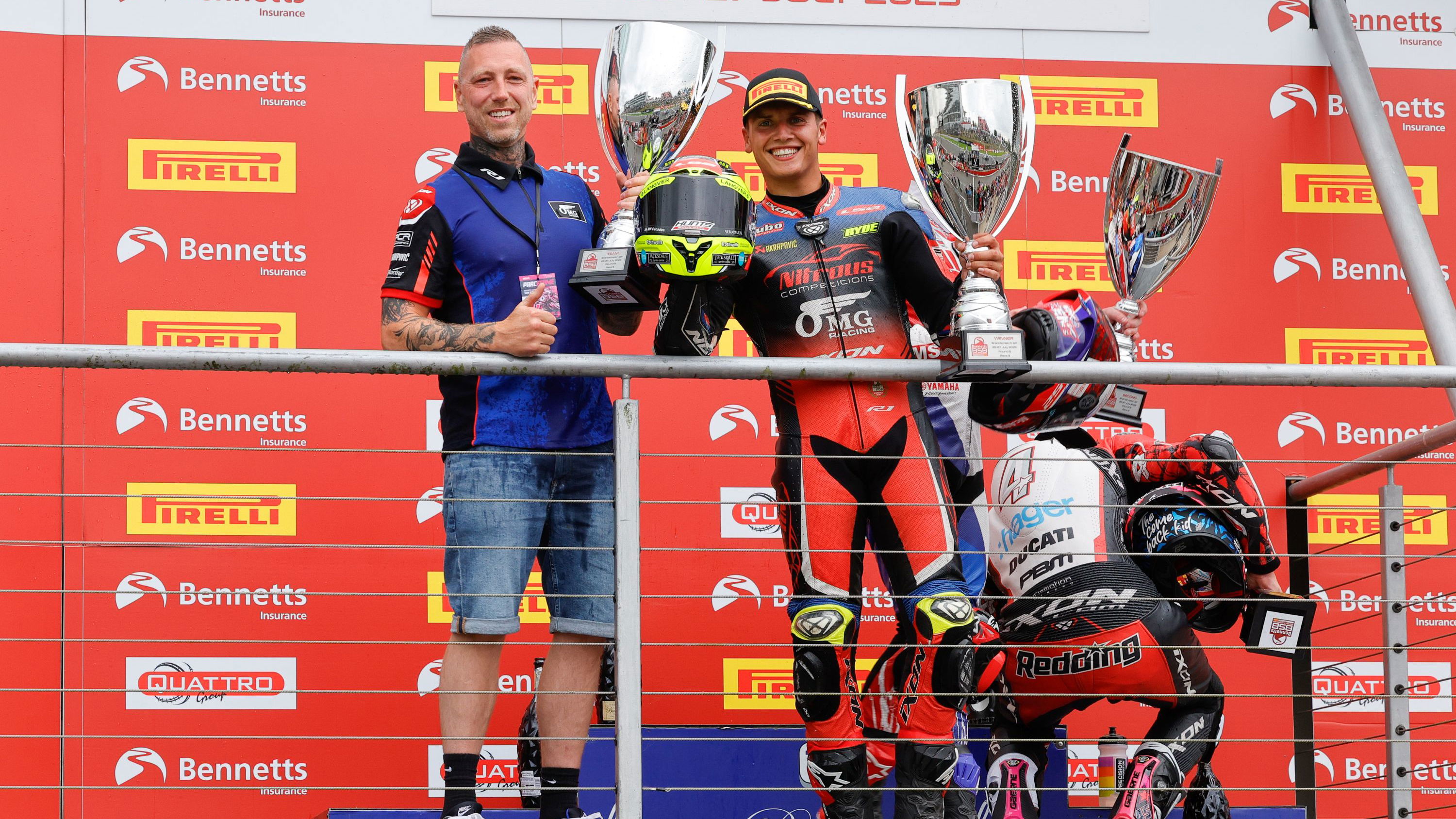 Kyle Ryde, David Williams (Nitrous Competitions) BSB, 2025, Brands Hatch