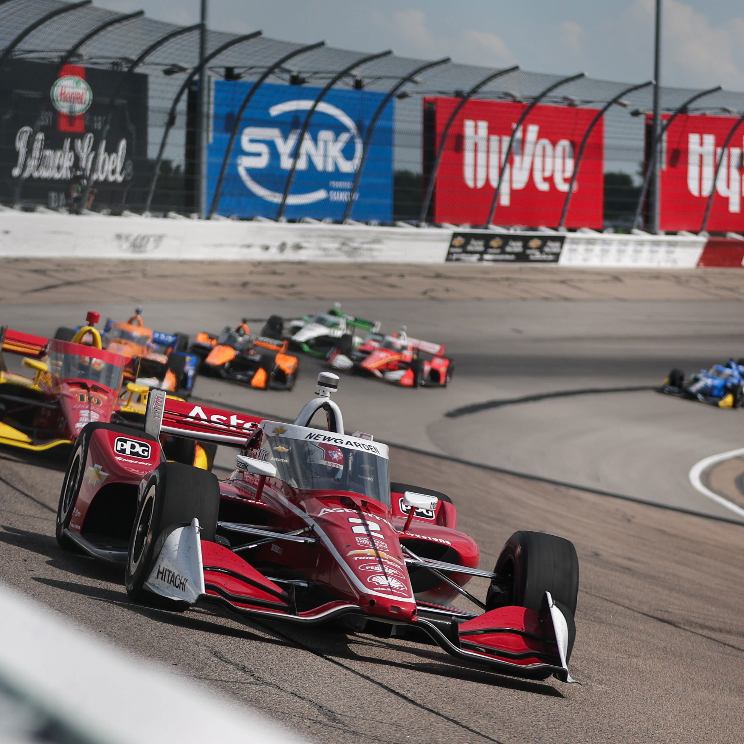 Josef Newgarden led 232 laps out of the total 275.
