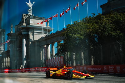 Alex Palou driving at Toronto.