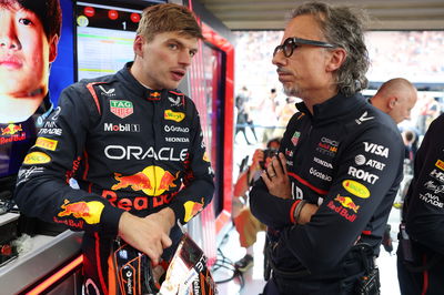 Max Verstappen and Laurent Mekies