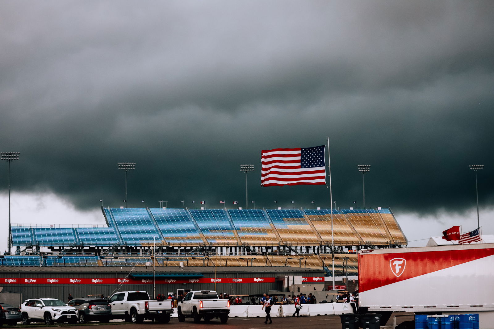 Storm over Iowa Speedway