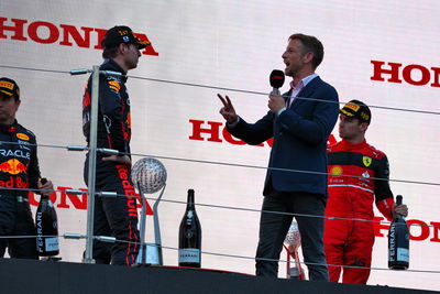 Max Verstappen and Jenson Button