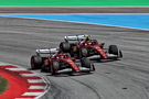 Charles Leclerc and Lewis Hamilton