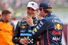 Lando Norris and Max Verstappeb