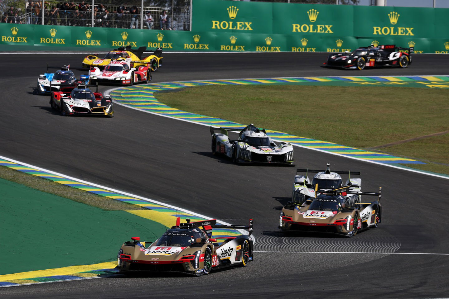 Cadillac leads