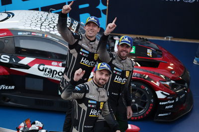 Cadillac crew celebrate win
