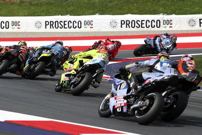 Alex Marquez leads, 2025 Austrian MotoGP Sprint