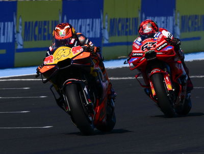Pol Espargaro, Francesco Bagnaia, 2025 Hungarian MotoGP