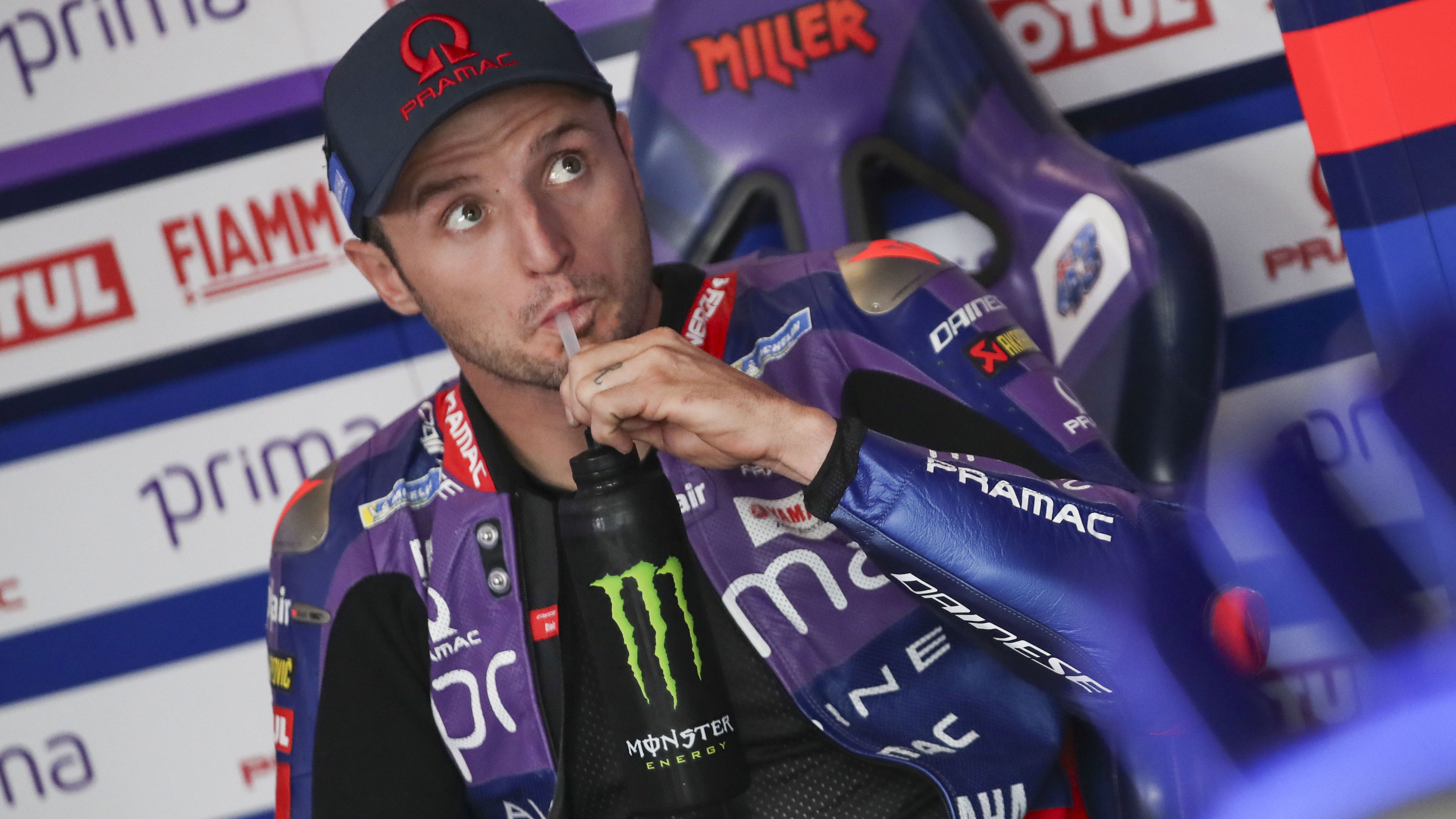 Jack Miller, 2025 Moto2 Czech Grand Prix, pit box. Credit: Gold and Goose.