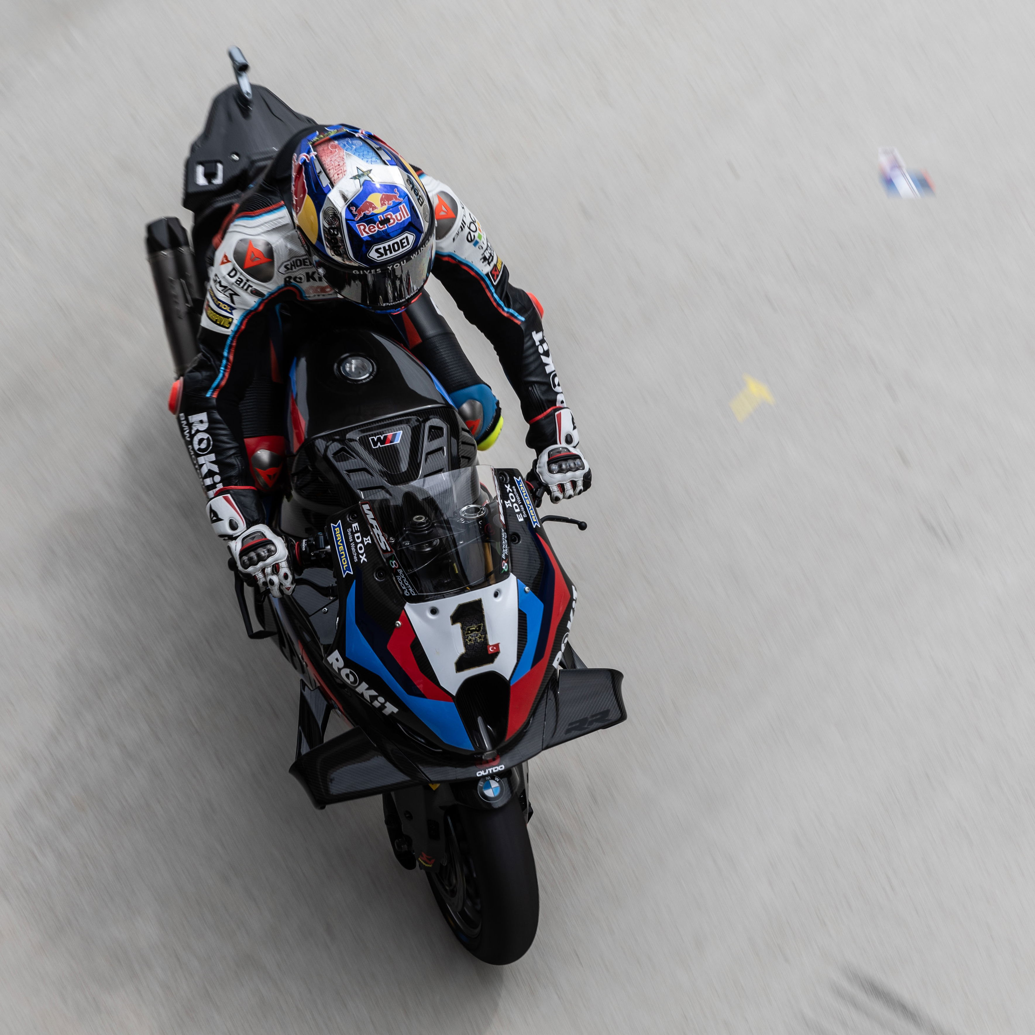 Toprak Razgatlioglu, 2025 Hungarian WorldSBK, pit lane. Credit: Gold and Goose.