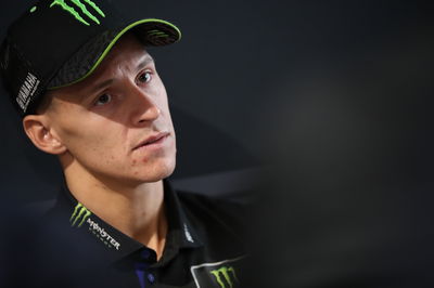 Fabio Quartararo, 2025 MotoGP Hungarian Grand Prix, media debrief. Credit: Gold and Goose.
