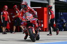 Francesco Bagnaia, 2025 MotoGP Hungarian Grand Prix, pit lane. Credit: Gold and Goose.
