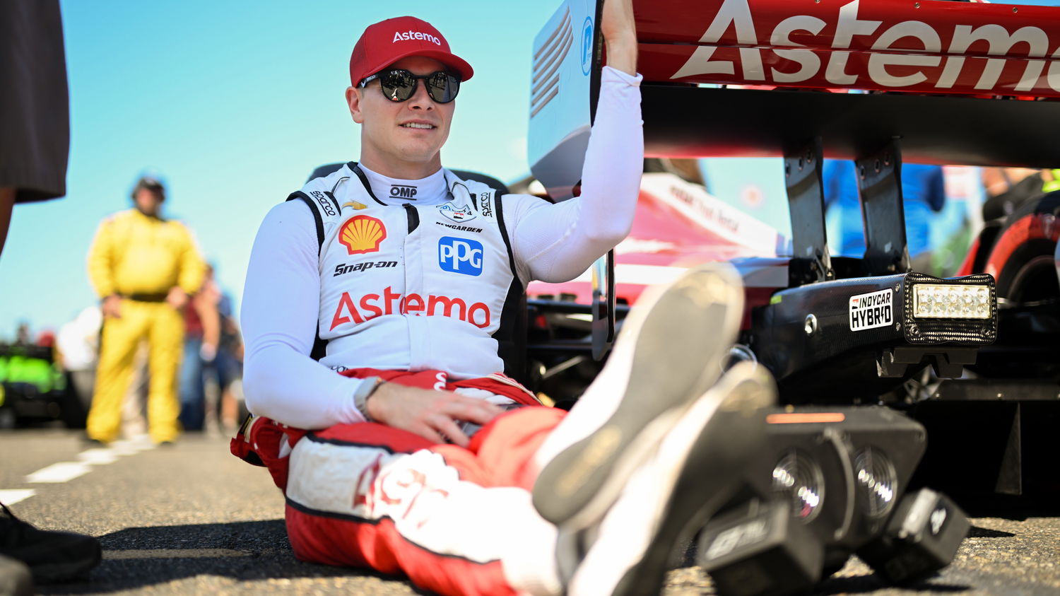 Josef Newgarden set the fastest lap time in Practice One at Milwaukee.
