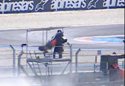 Pedro Acosta crash, 2025 Hungarian MotoGP
