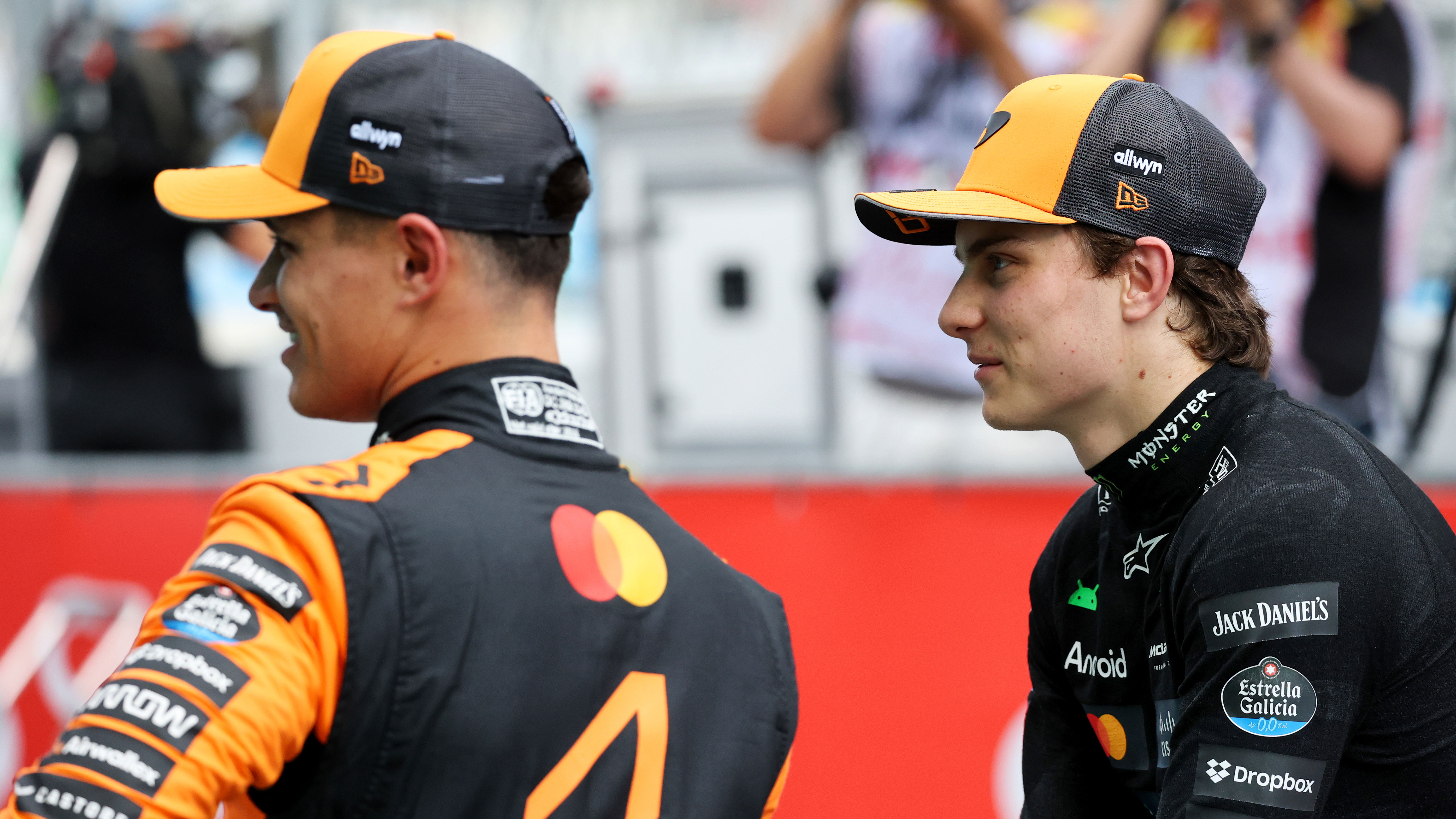 Lando Norris and Oscar Piastri 