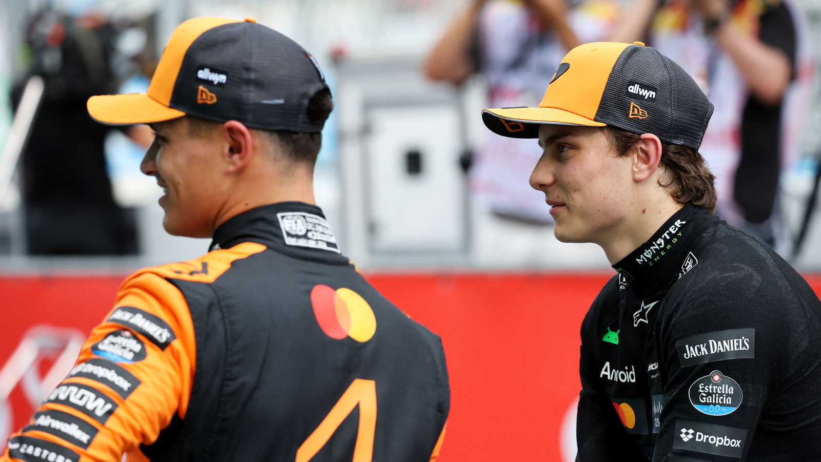 Lando Norris and Oscar Piastri 