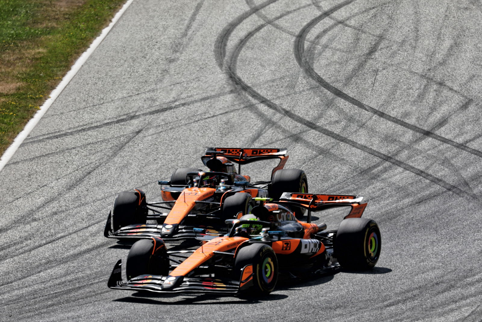 McLarens duel on track in Austria