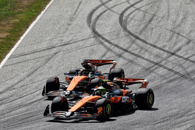 McLarens duel on track in Austria