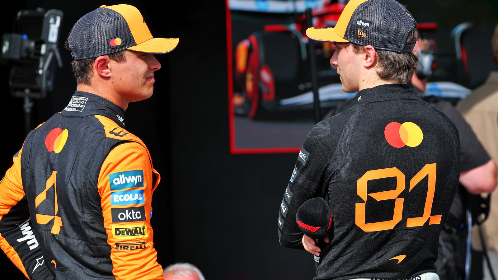 Lando Norris and Oscar Piastri