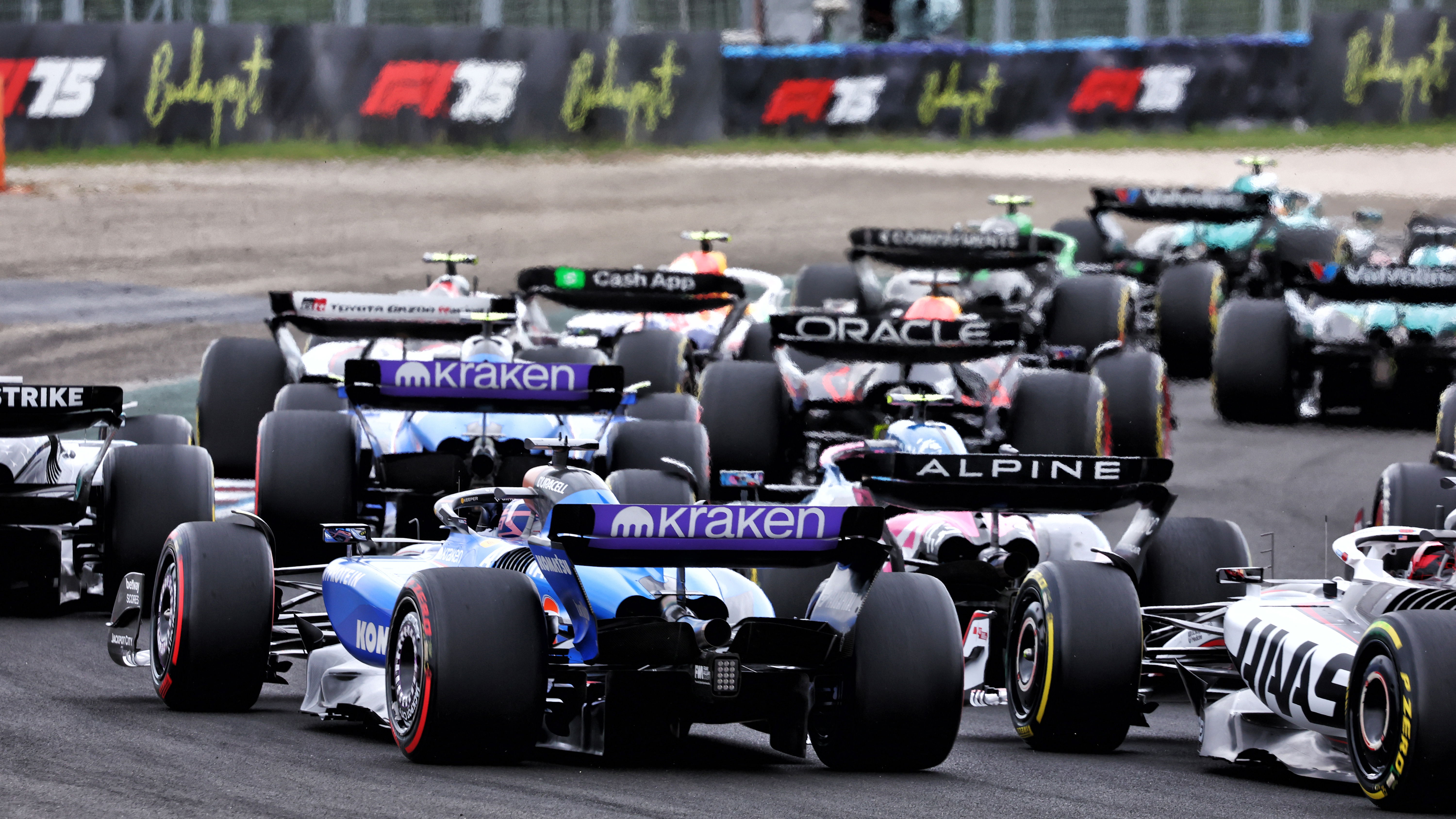 Start of the Hungarian Grand Prix 