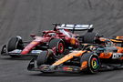 Charles Leclerc battles Oscar Piastri at the Hungarian GP 