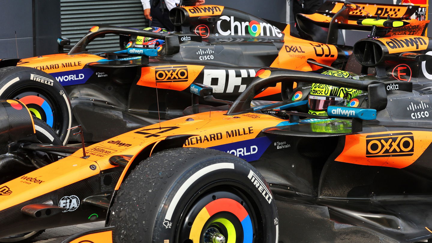 Lando Norris and Oscar Piastri