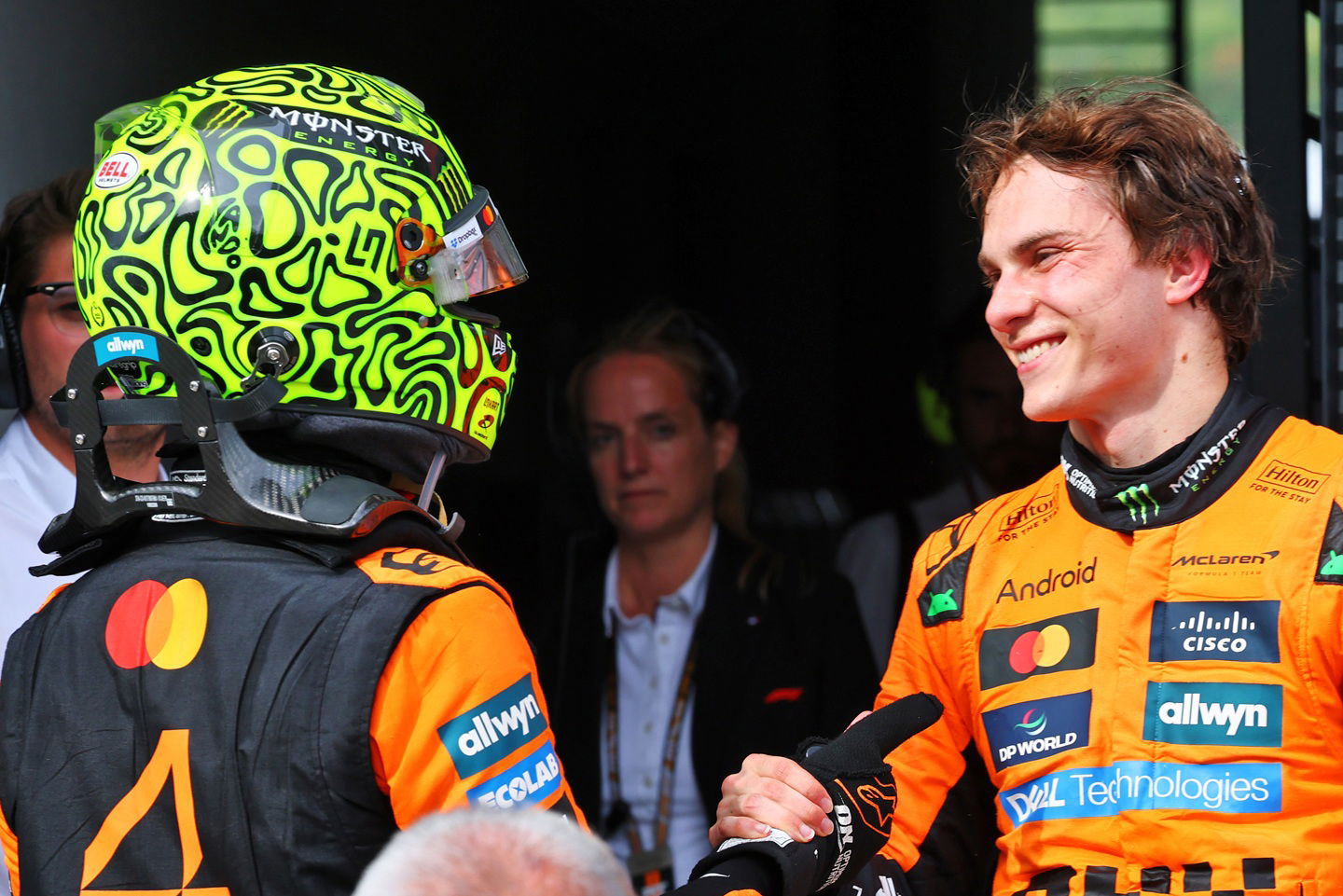 Lando Norris and Oscar Piastri