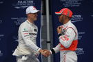 Michael Schumacher and Lewis Hamilton 