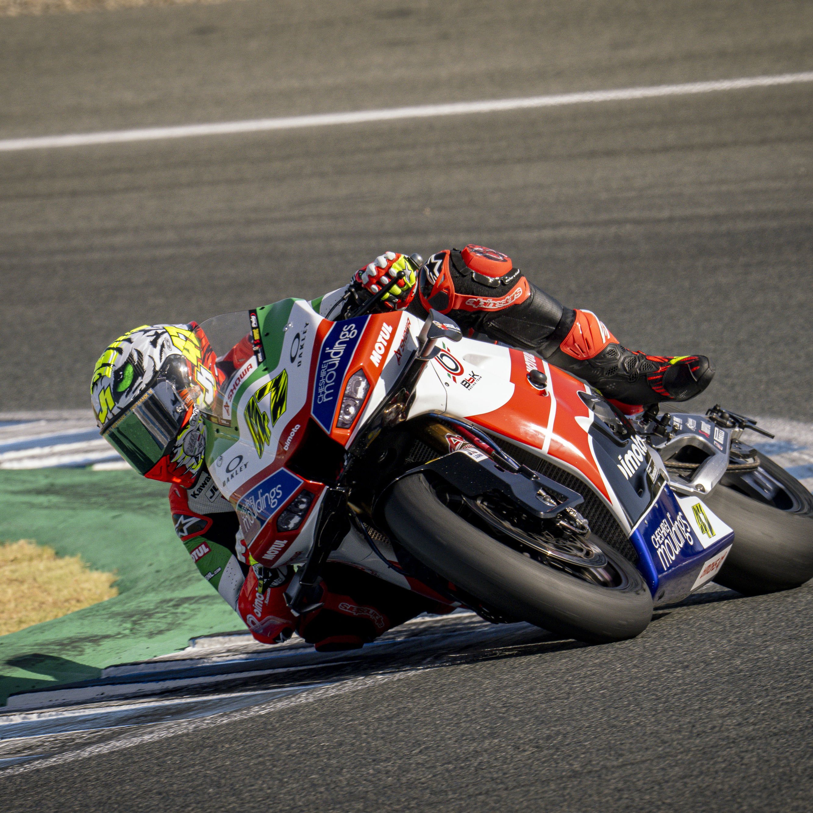 Axel Bassani, 2025 WorldSBK Jerez (September) test. Credit: Bimota by Kawasaki Racing Team.