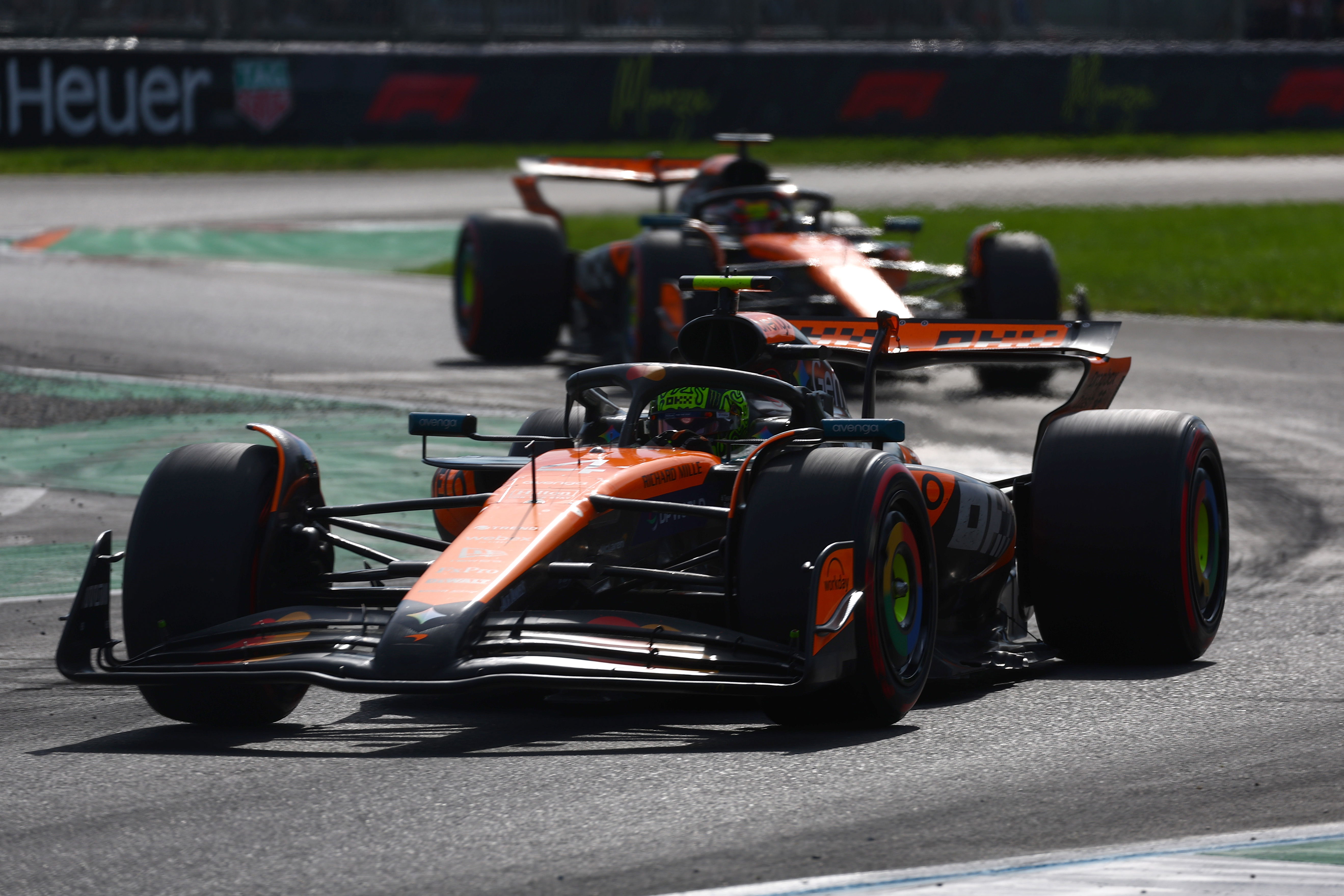 Norris beat Piastri at Monza